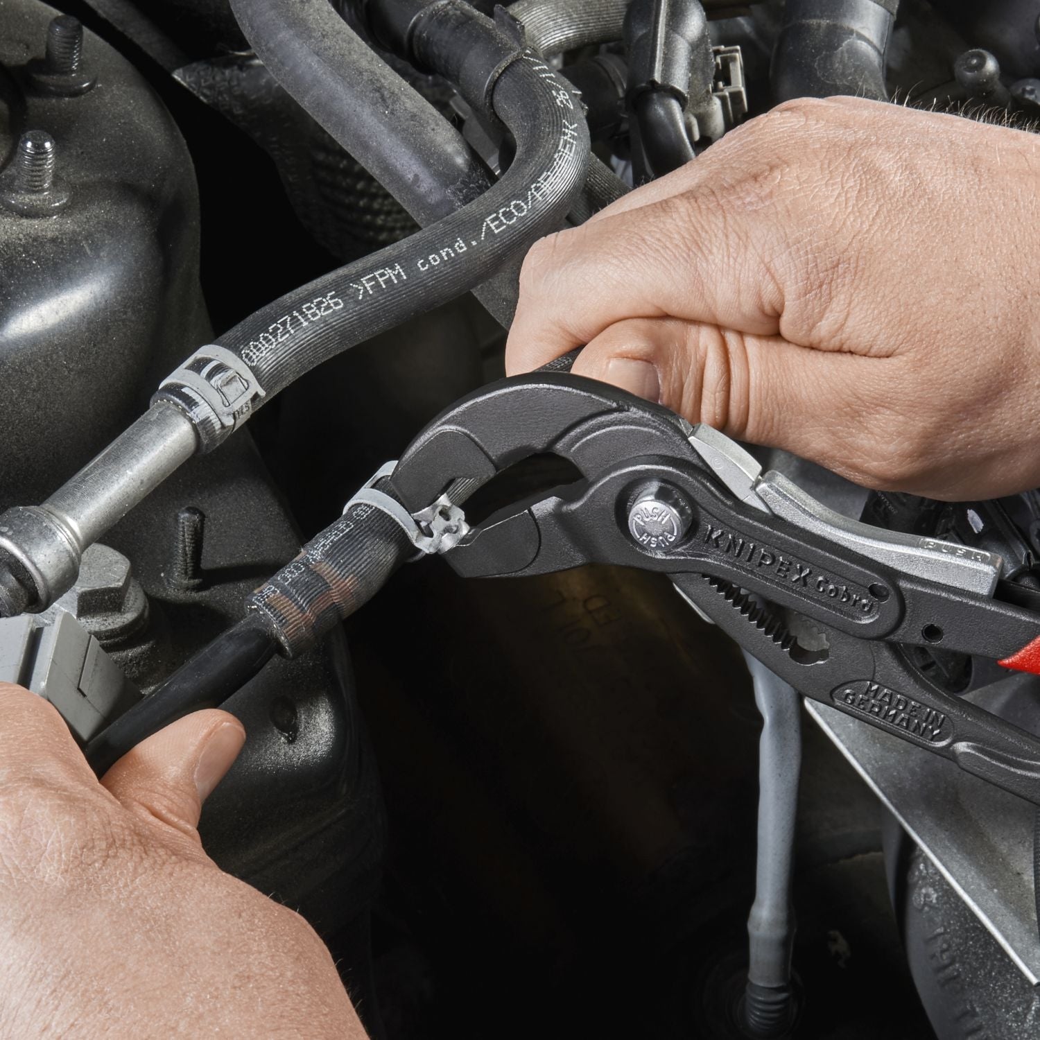 Knipex 85 51 250 AF Spring Hose Clamp Pliers-Locking Device