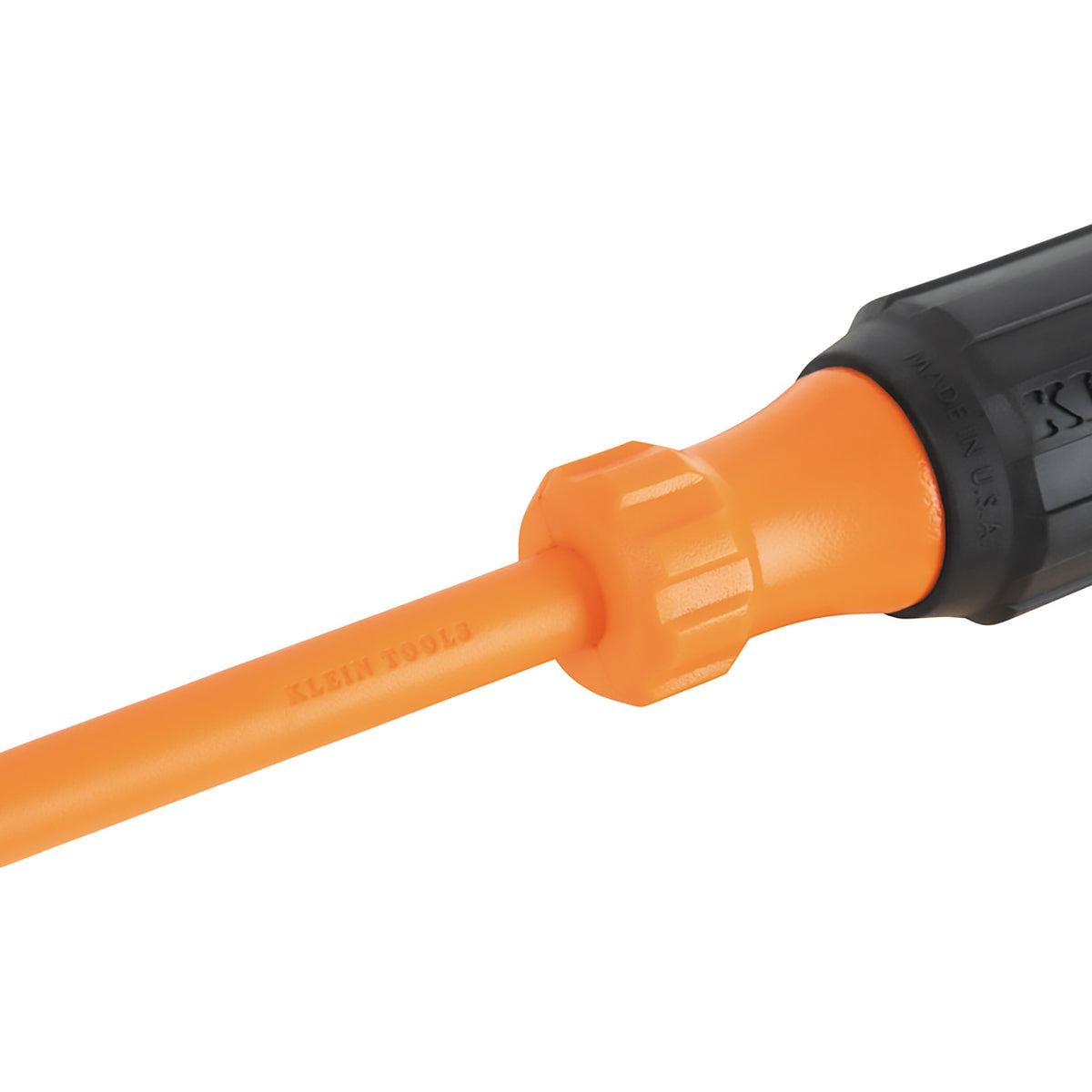 Klein 85077INSR insulated screwdriver set tether hole for work at height