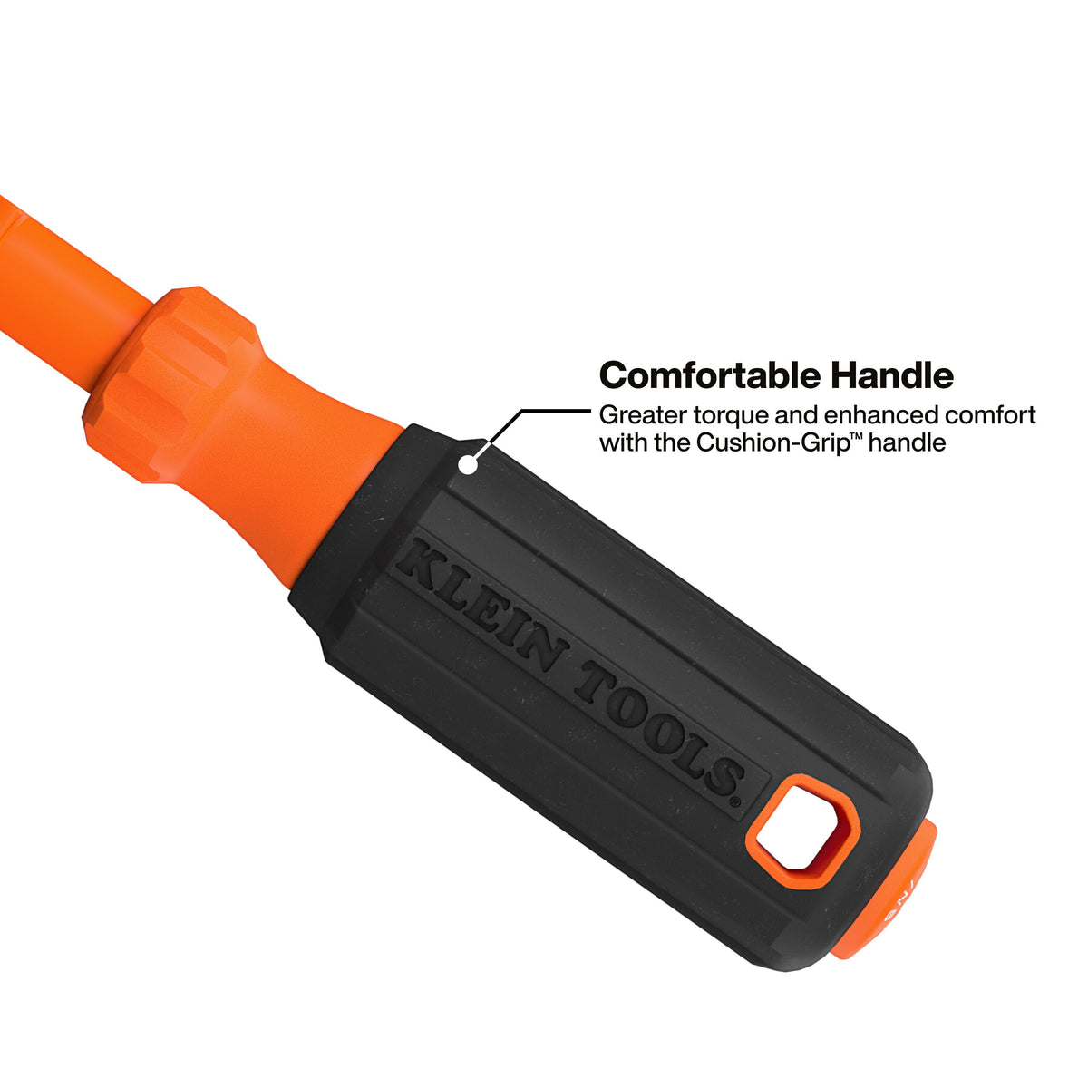 Klein Tools 85156KINS 1000V insulated screwdrivers orange flame-resistant insulation