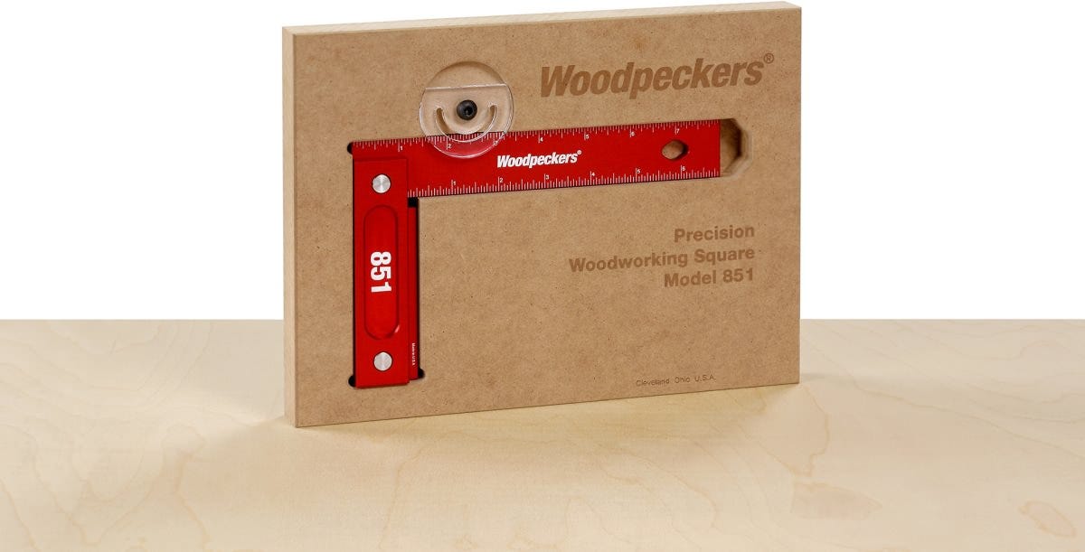 Woodpeckers 851 Precision Square, 8"