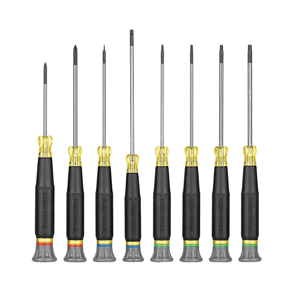Klein Tools 85617 Precision Screwdriver Set, Slotted, Phillips, and TORX 8-Piece