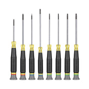 Klein Tools 85617 Precision Screwdriver Set, Slotted, Phillips, and TORX 8-Piece
