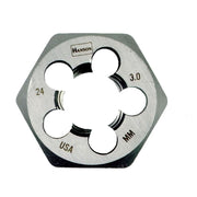 Irwin 8569 HANSON Hexagon Metric Dies (HCS) 24 mm - 3.00