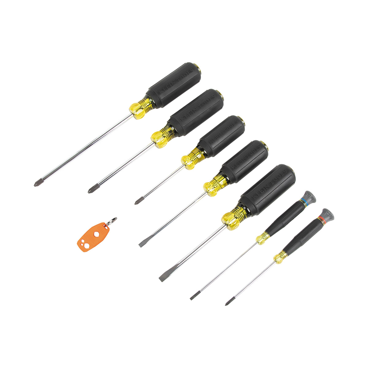 Klein 85808 screwdriver set with Phillips and slotted drivers