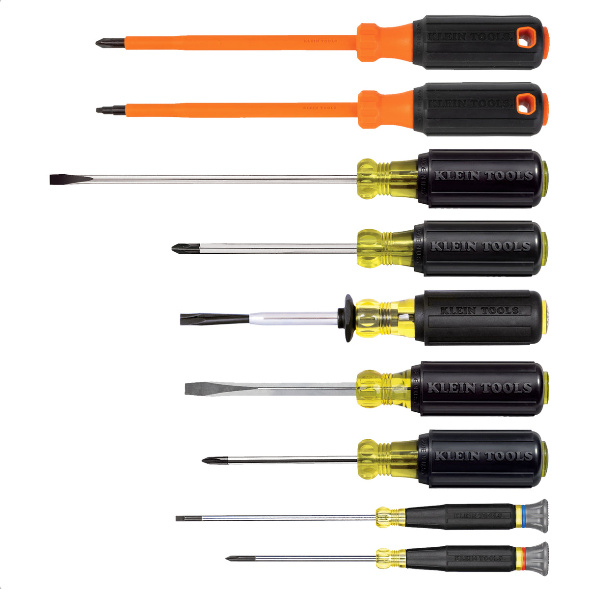 Klein Electrician Screwdriver Set, 9 Pieces (85850)