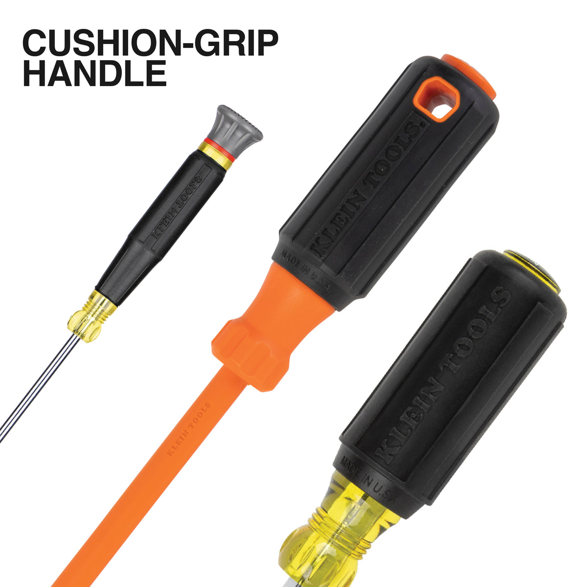 Klein 85850 screwdriver set handle detail