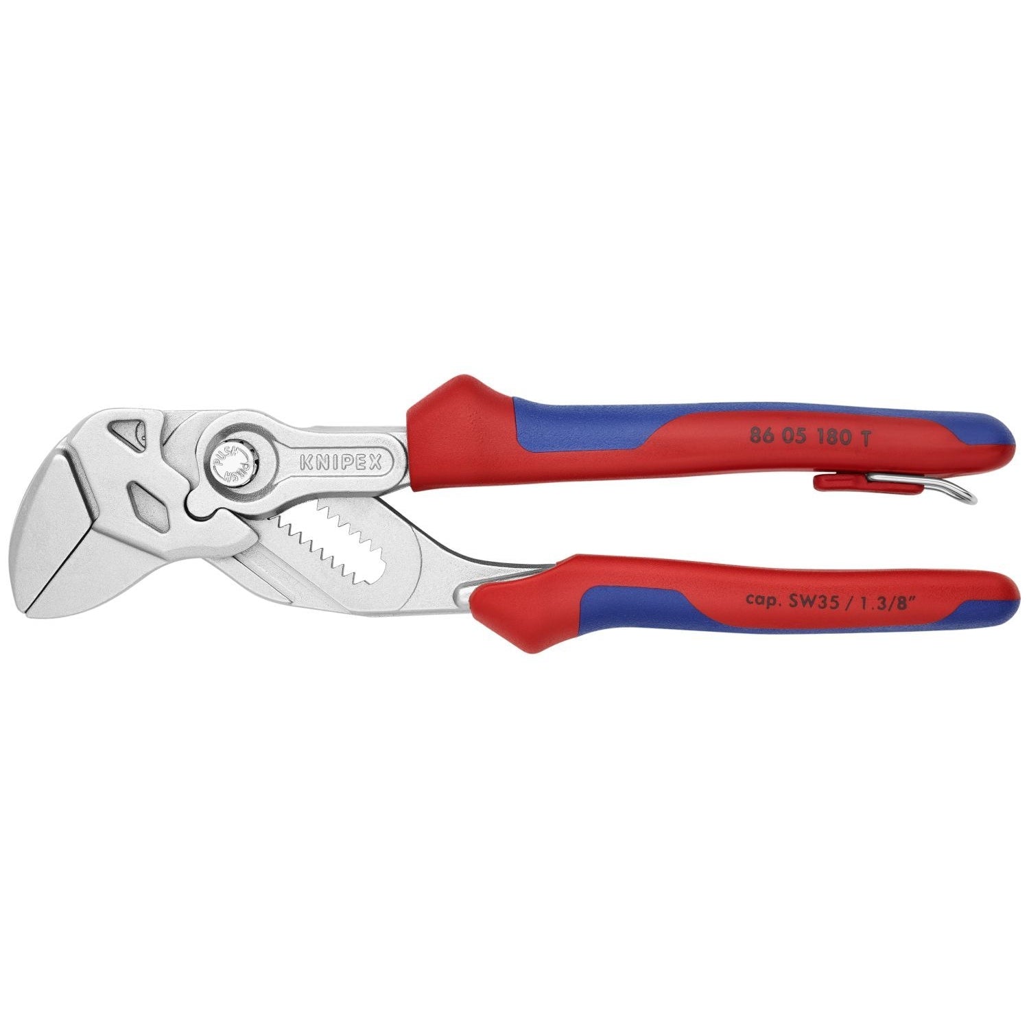 Knipex 86 05 180 T BKA Pliers Wrench-Tethered Attachment