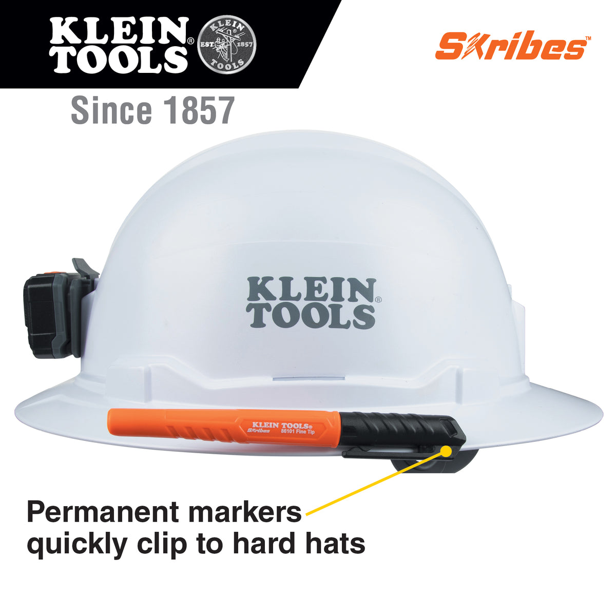 Klein Skribes 861014 fine tip marker clog-resistant tip