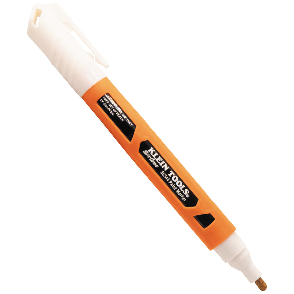 Klein Skribes Paint Marker, White (86344)
