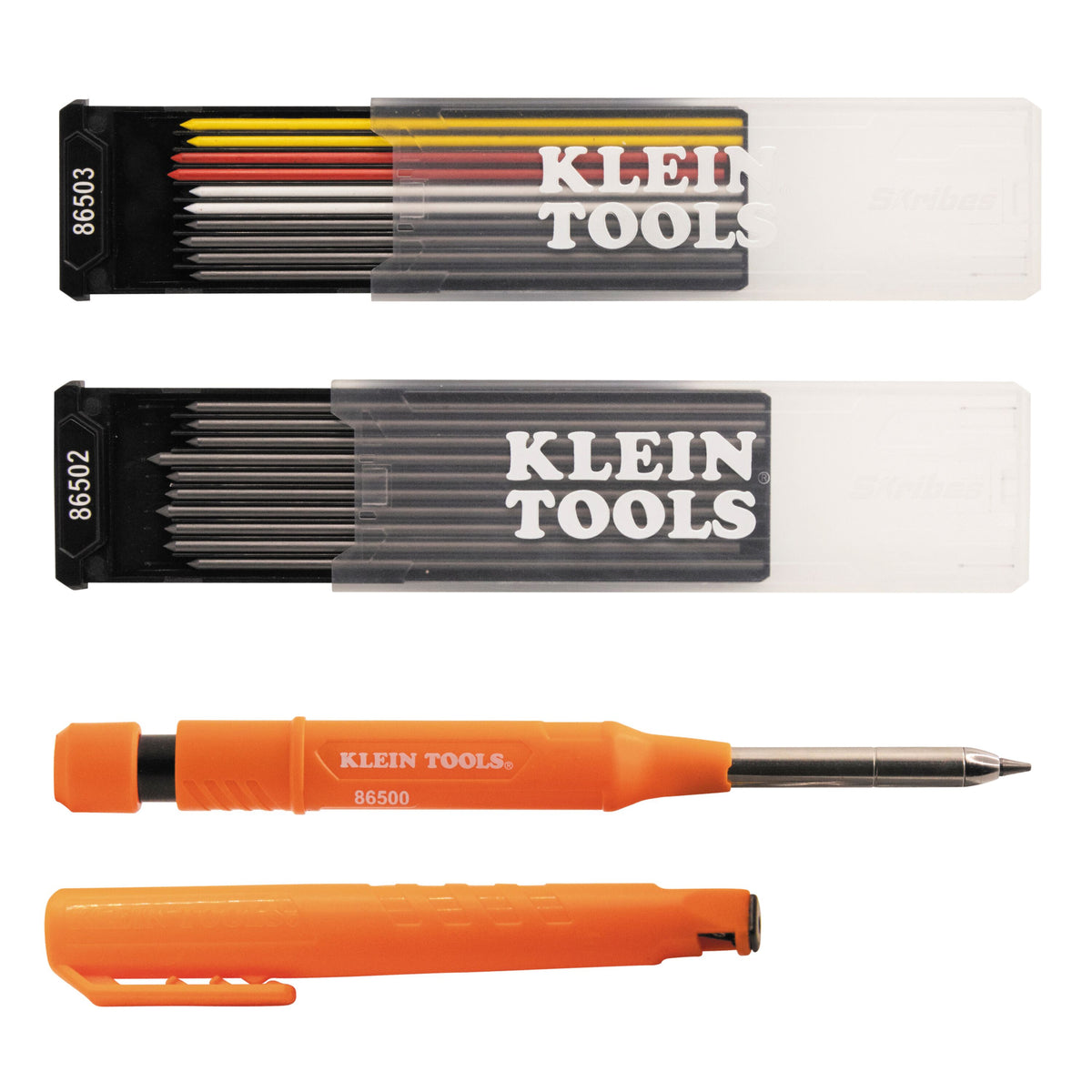 Klein Tools 8650123 Skribes mechanical marking tool set with graphite and multi-color replacement leads