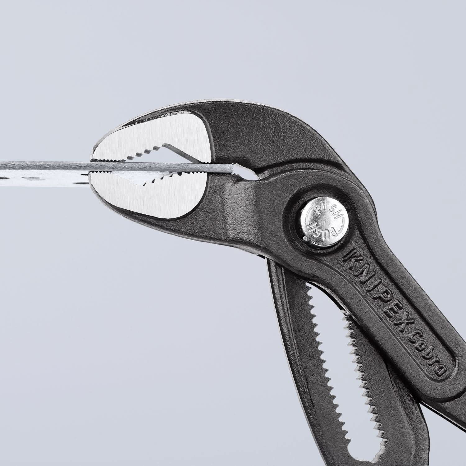 Knipex 87 02 250 T BKA Cobra Water Pump Pliers-Tethered Attachment