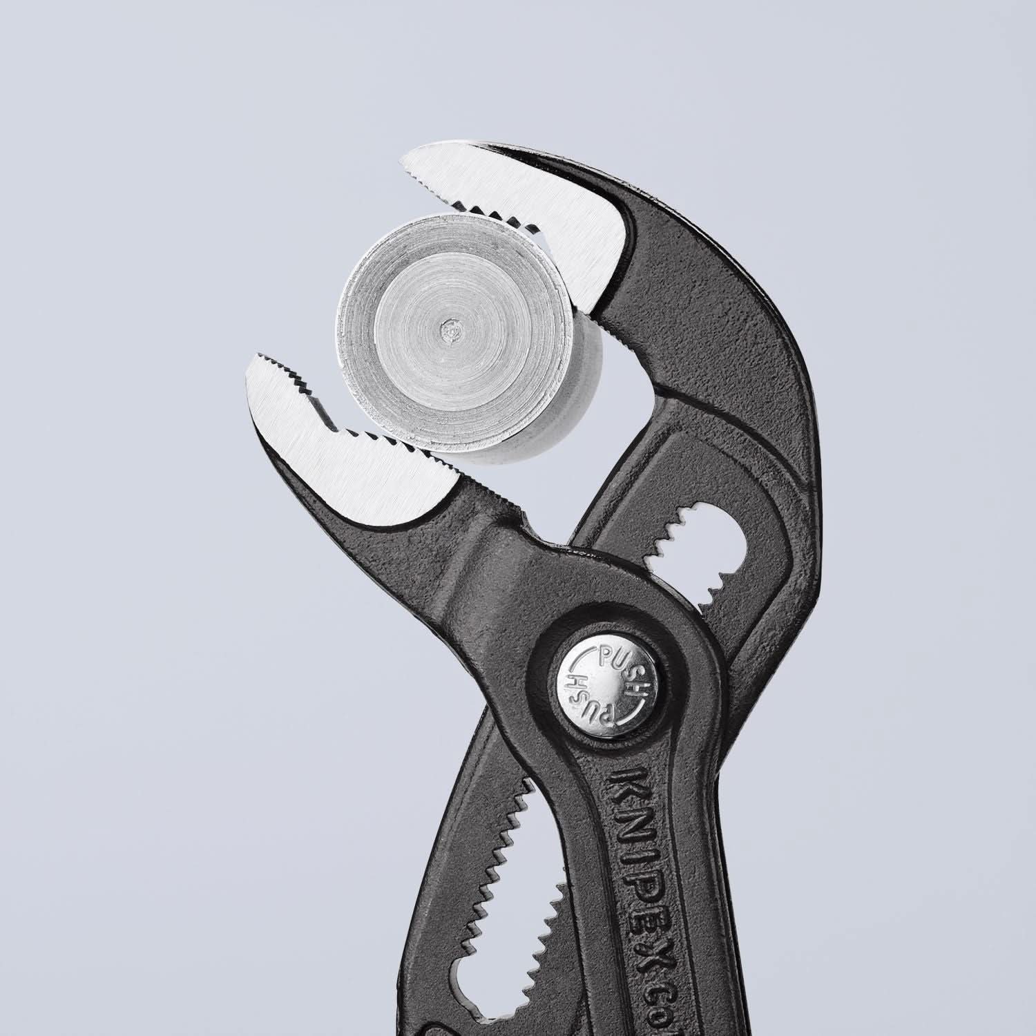 Knipex 87 02 250 T BKA Cobra Water Pump Pliers-Tethered Attachment