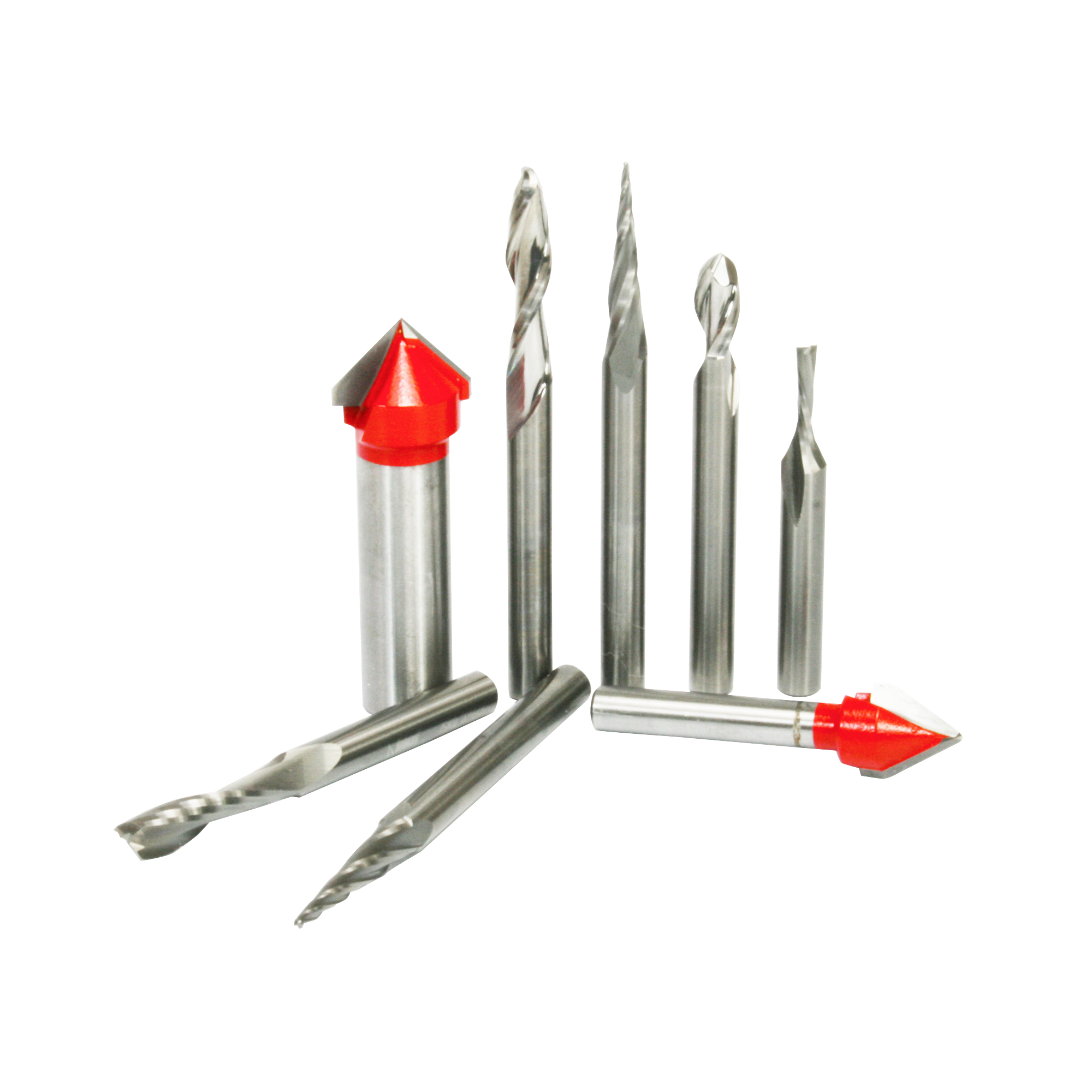 Freud 87-108 8 Piece CNC Router Bit Signmaking Set