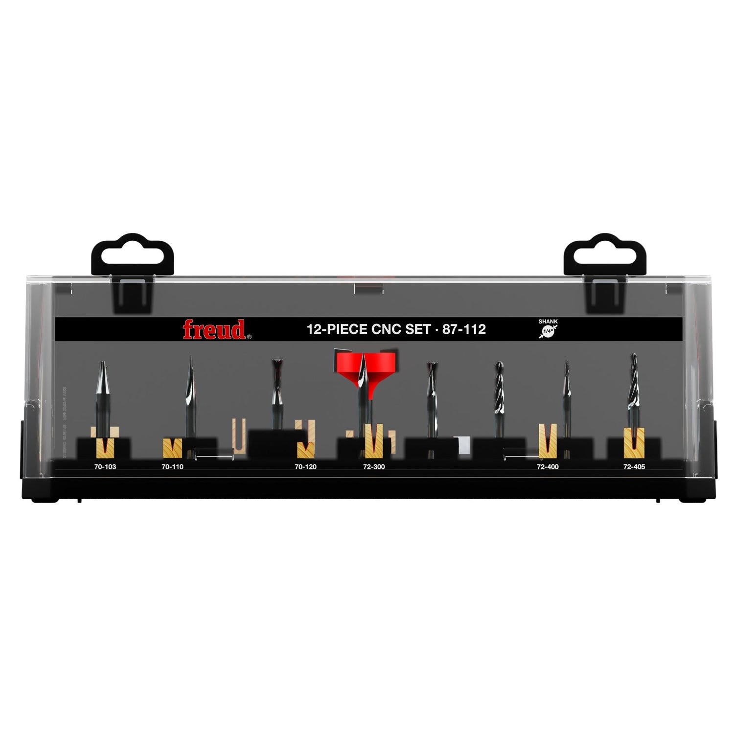 Diablo 87-112 12 Piece CNC Router Bit Set