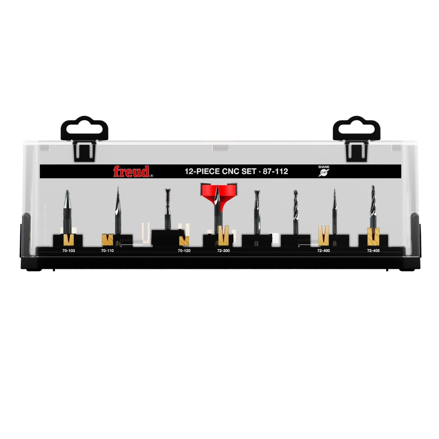 Diablo 87-112 12 Piece CNC Router Bit Set