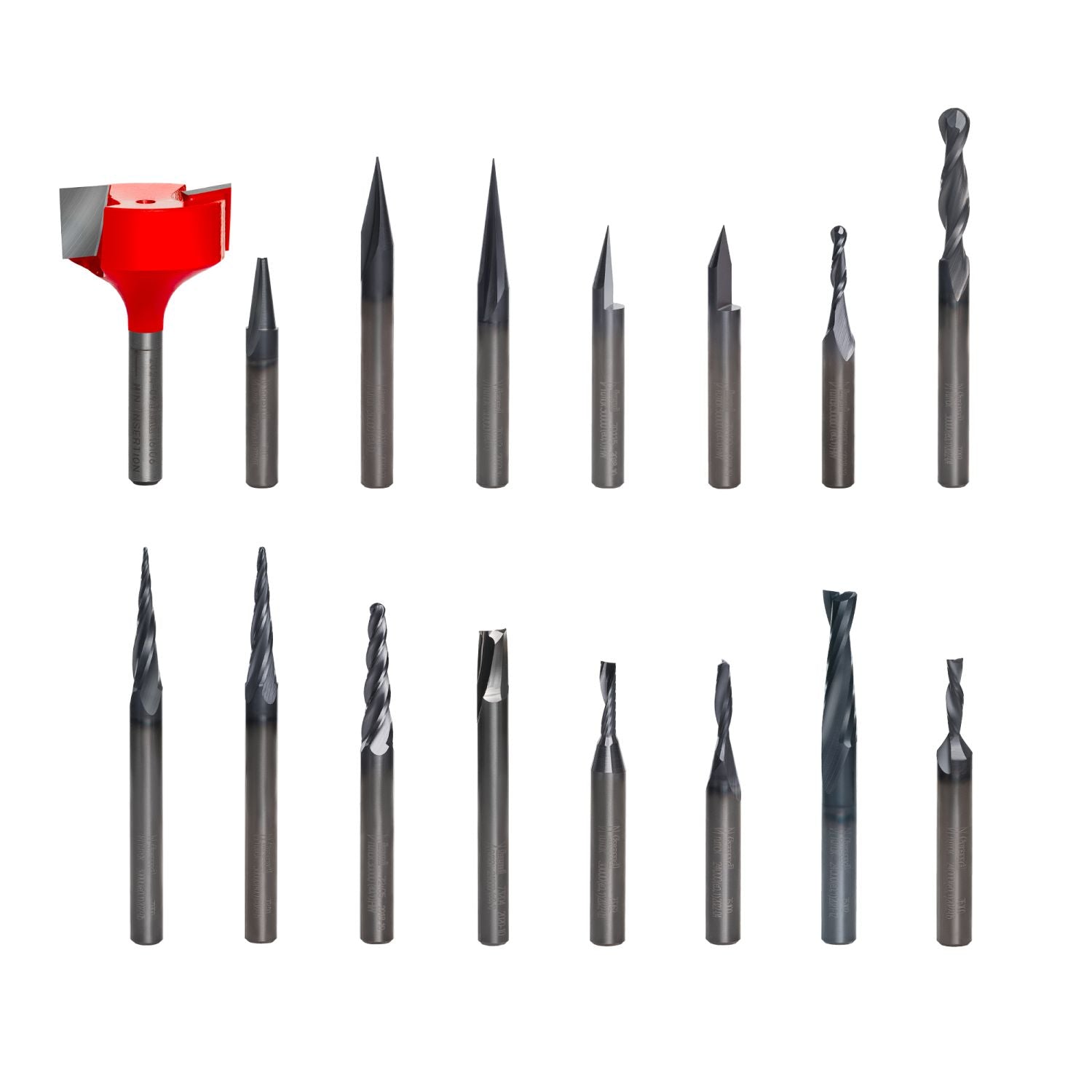 Diablo 87-116 16 Piece CNC Router Bit Set
