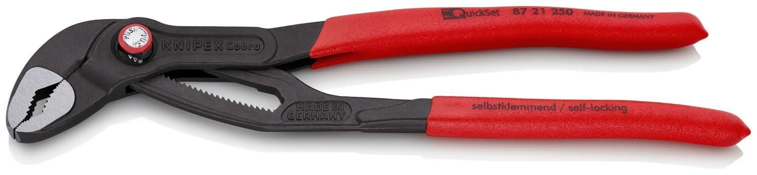 Knipex 87 21 250 Cobra QuickSet Water Pump Pliers