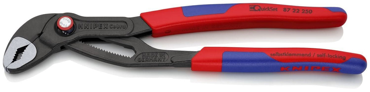 Knipex 87 22 250 Cobra QuickSet Water Pump Pliers