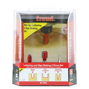 Freud 87-408 3-Piece CNC Lettering & Sign Making Set
