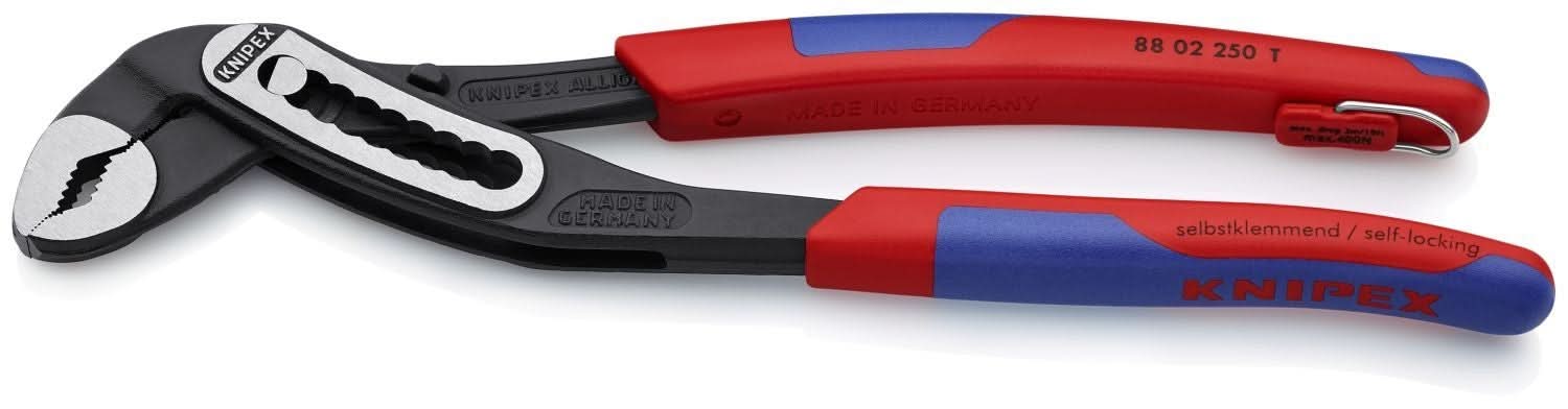 Knipex 88 02 250 T BKA Alligator Water Pump Pliers-Tethered Attachment