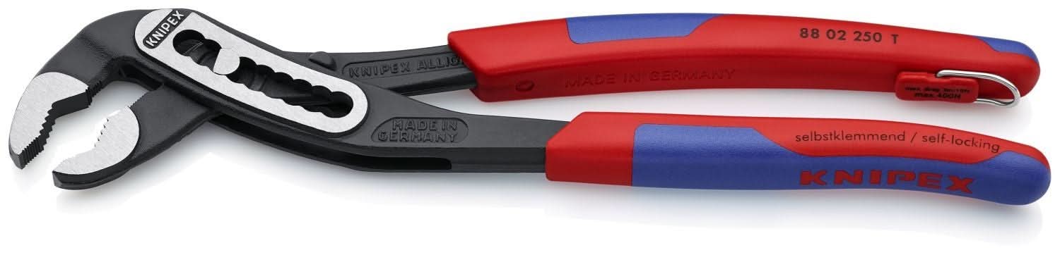 Knipex 88 02 250 T BKA Alligator Water Pump Pliers-Tethered Attachment