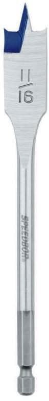 Irwin 88811 SPEEDBOR Standard Length Spade Bit 6-in. x 11/16-in.