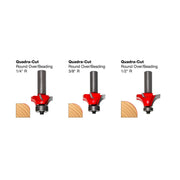 Freud 89-150 3 Piece Round Over/Beading Router Bit Sets (1/2-Inch Shank)