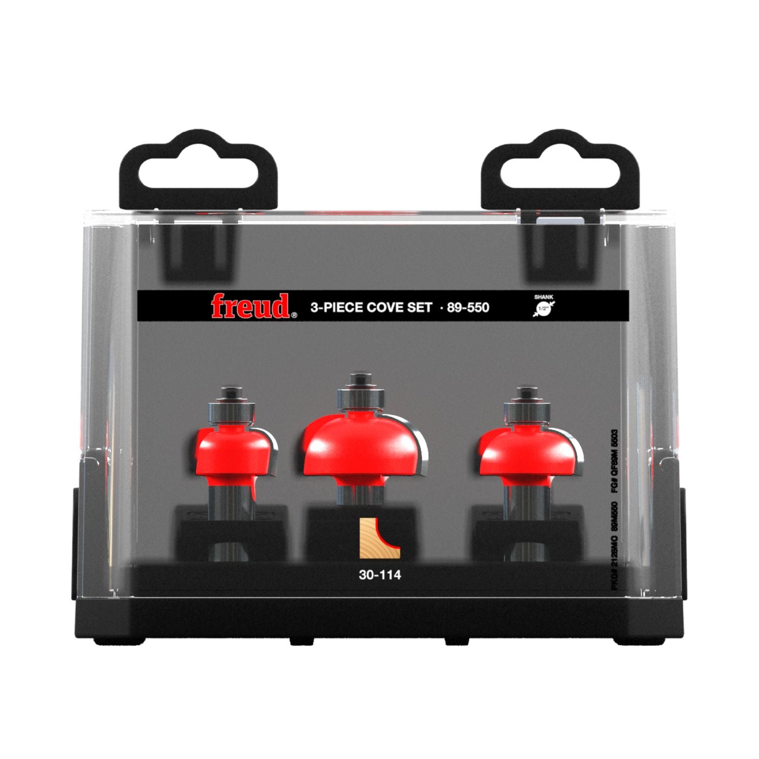 Freud 89-550 3 Piece Cove Router Bit Sets
