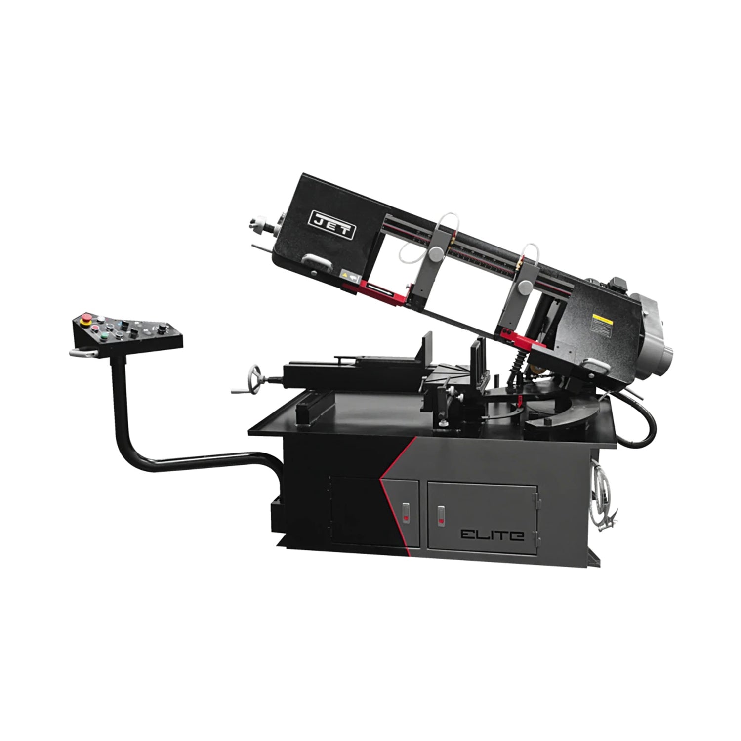 JET 891070 EHB-1018VM, 10 x 18 Semi-Auto Variable Speed Dual Metalworking Mitering Saw