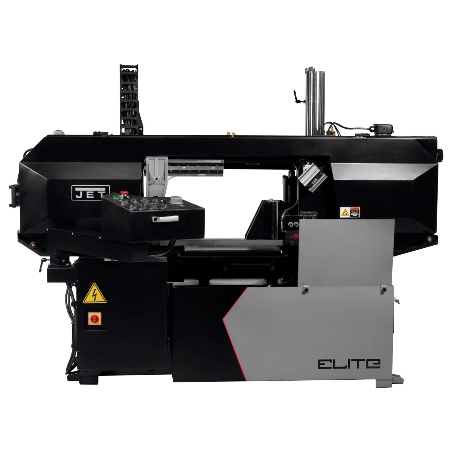 JET 891160 ECB-1422V, 14-Inch x 22-Inch Semi-Automatic Variable Speed Dual Column Bandsaw 5HP, 230/460V, 3Ph