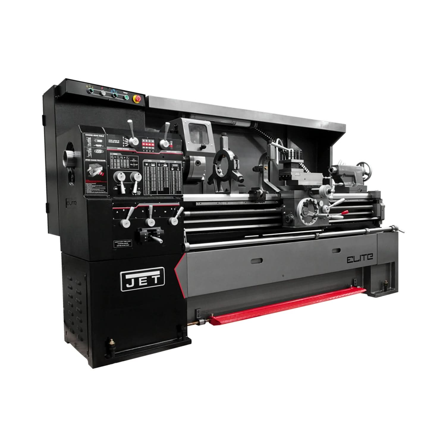 JET 892514 EGH-1740 With Newall DP700 DRO With Taper Attachment and Collet Closer