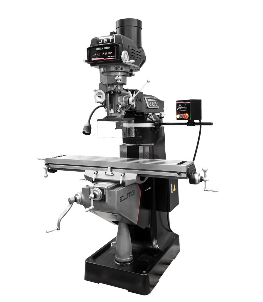 JET 894140 ETM-949 Mill with 3-Axis ACU-RITE 303 (Quill) DRO and X, Y-Axis JET Powerfeeds