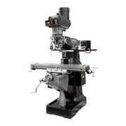 JET 894354 EVS-949 Mill with 2-Axis Newall DP700 DRO and X, Y-Axis JET Powerfeeds