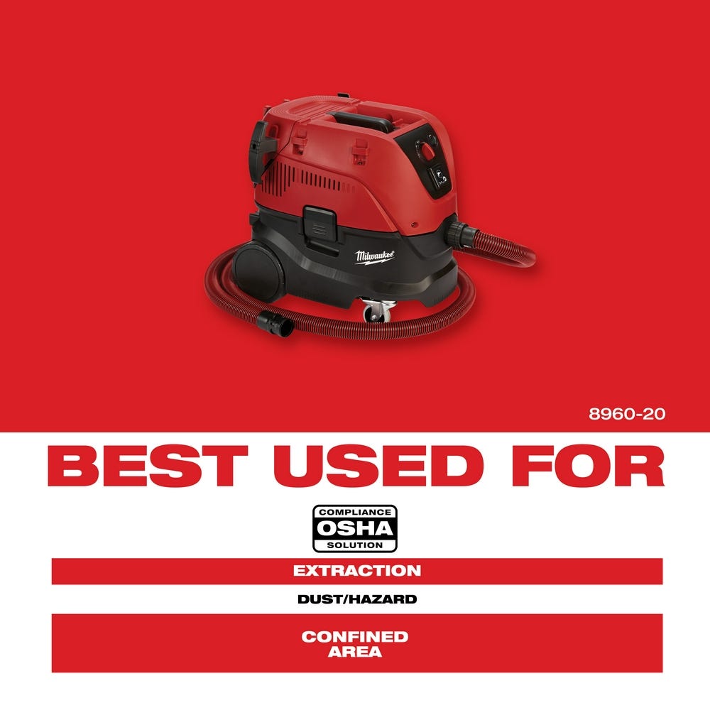 Milwaukee 8960-20 8 Gallon Dust Extractor