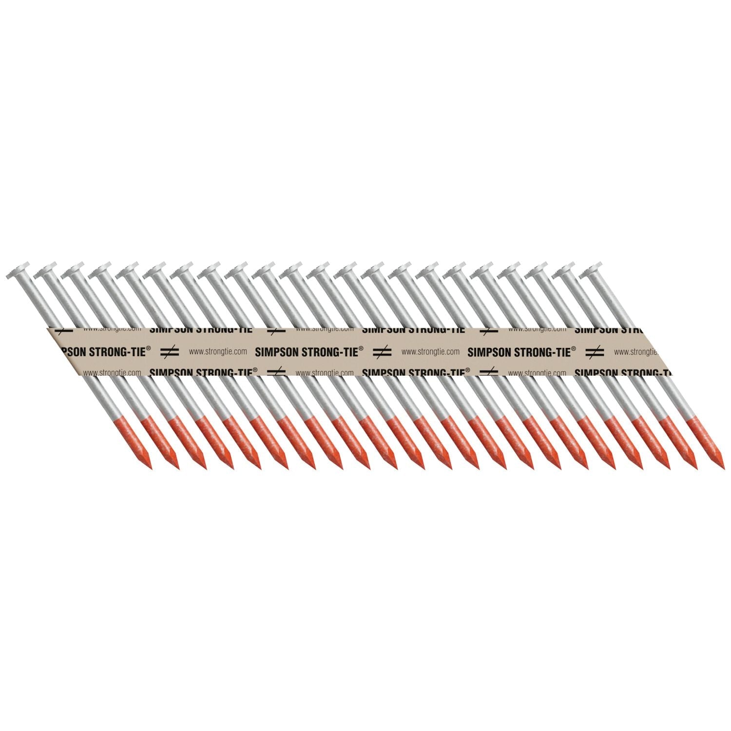 Simpson Strong-Tie 8DHDGPT2500 Strong-Drive 33° SCN SMOOTH-SHANK CONNECTOR Nail,  2-1/2-in. x .131-in. HDG, 2500-Pack