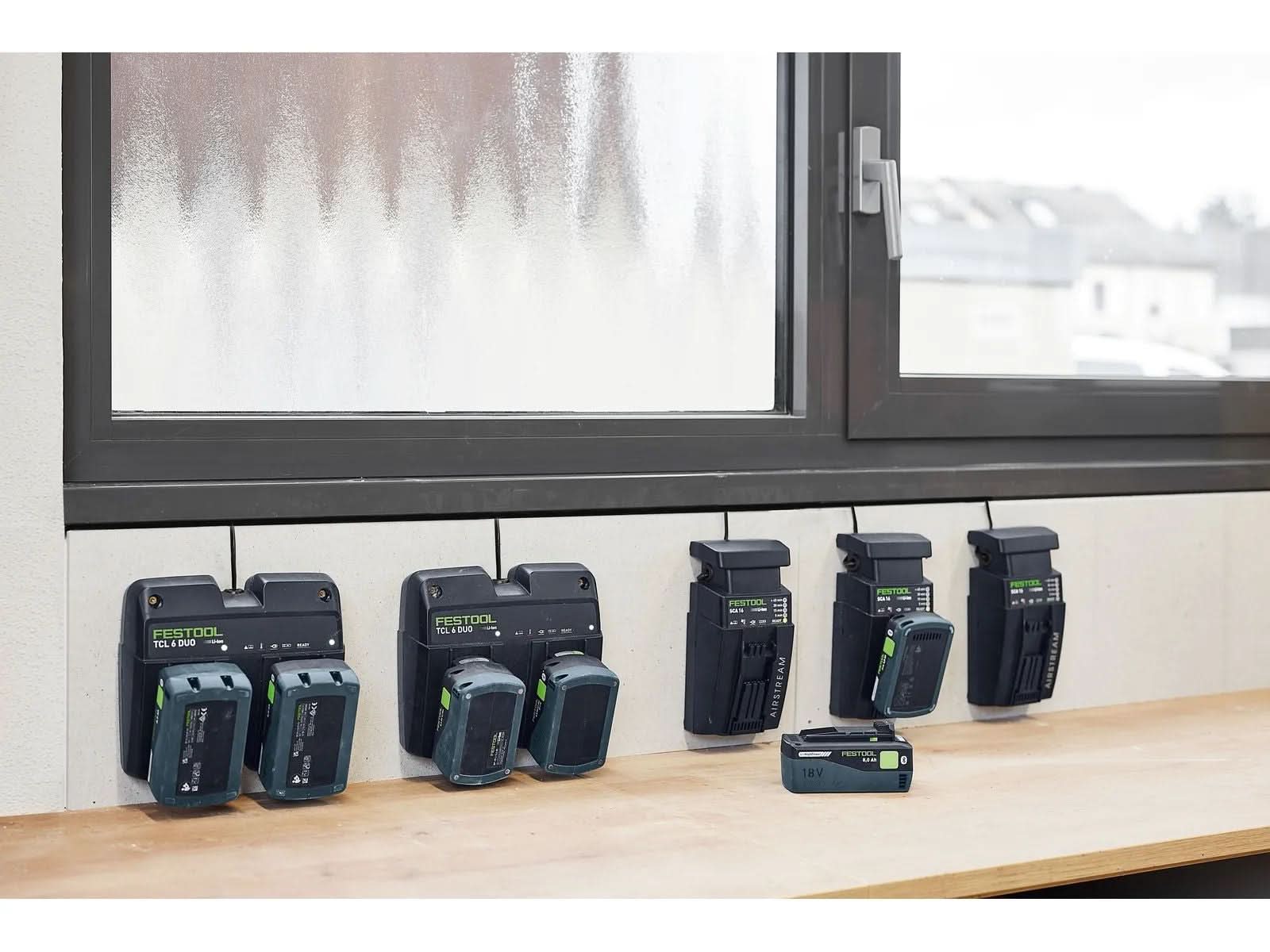 Festool 577328 SYS 18V Dual 8.0Ah and Dual SCA16 Fast Charger