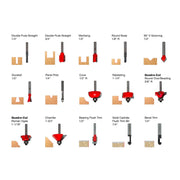 Freud 90-100 15 Piece Advanced Router Bit Set