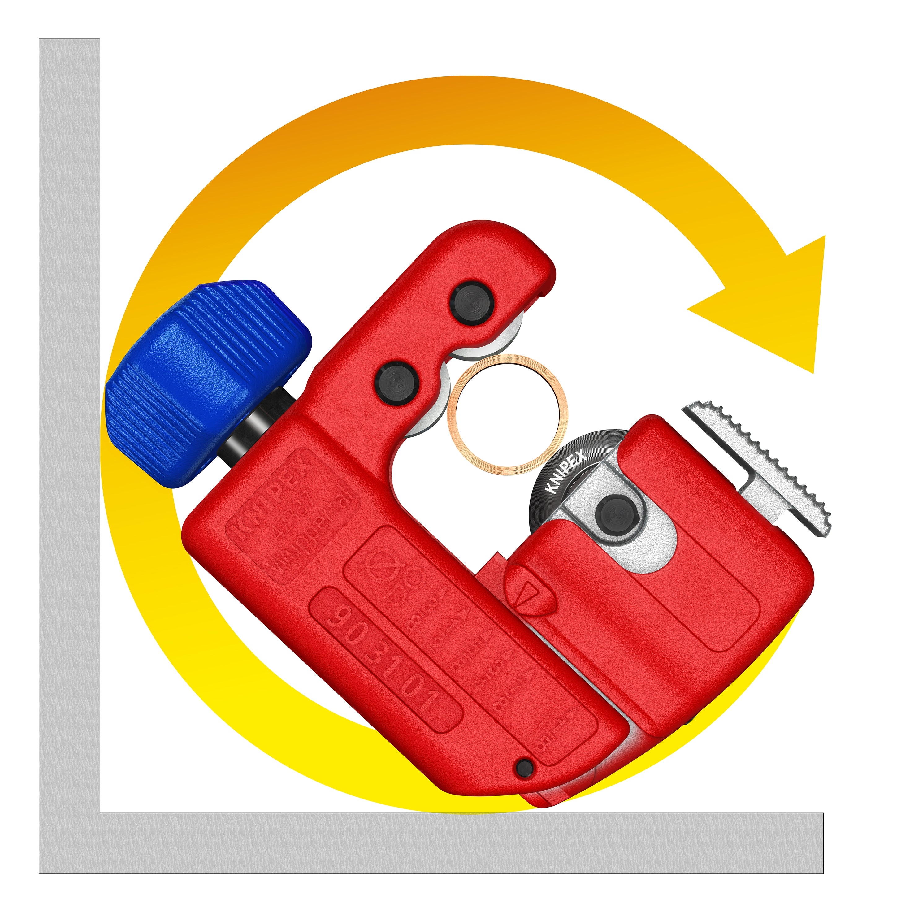 Knipex 90 31 01 TubiX S Pipe Cutter