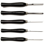 Teknatool 9033 5 Piece HHS Mini Turning Chisel Set