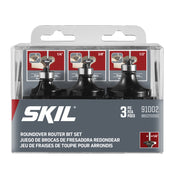 SKIL 3-Piece Carbide-Tipped Roundover Bit Set