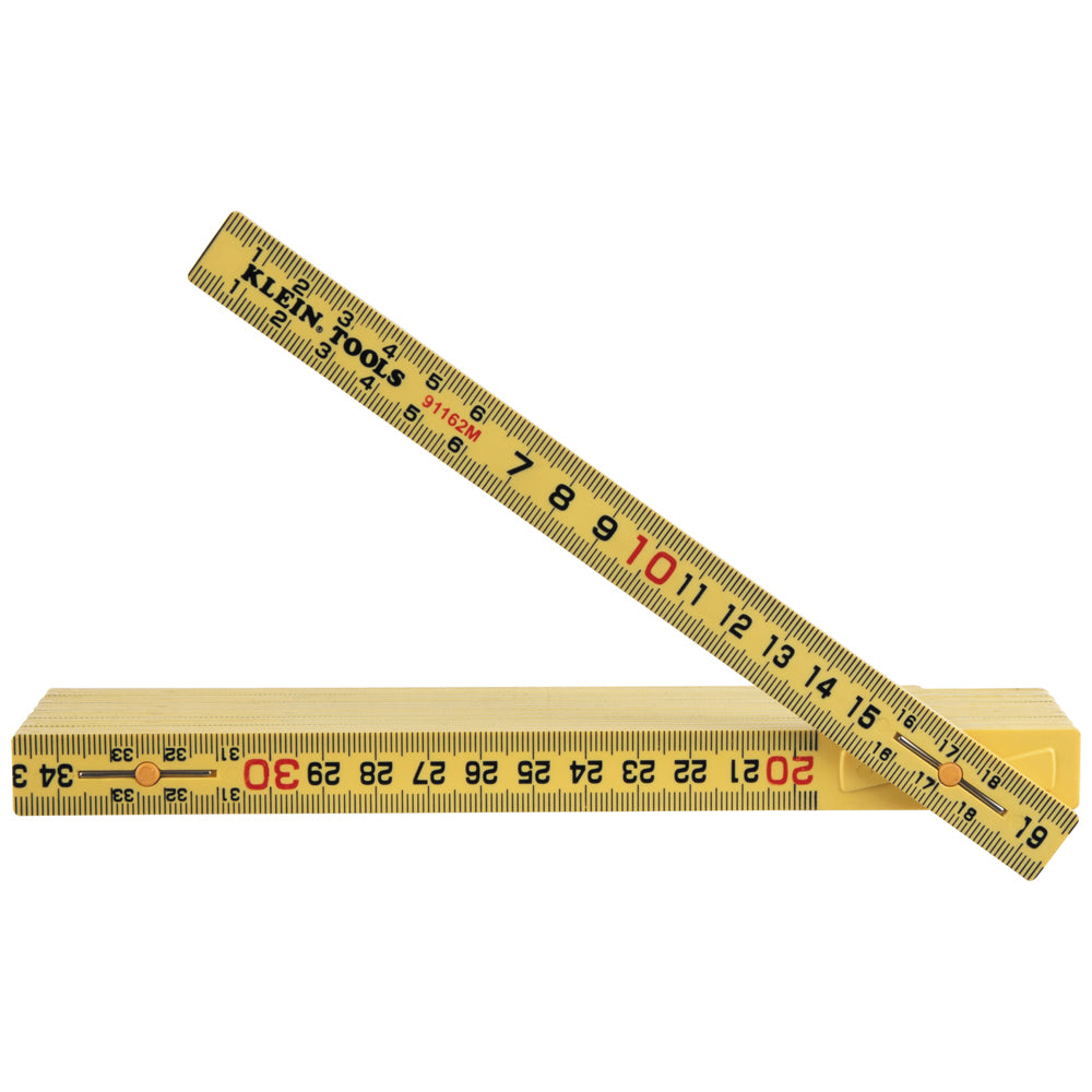 Klein Fiberglass Folding Ruler, Outside Reading, Metric (91162M)