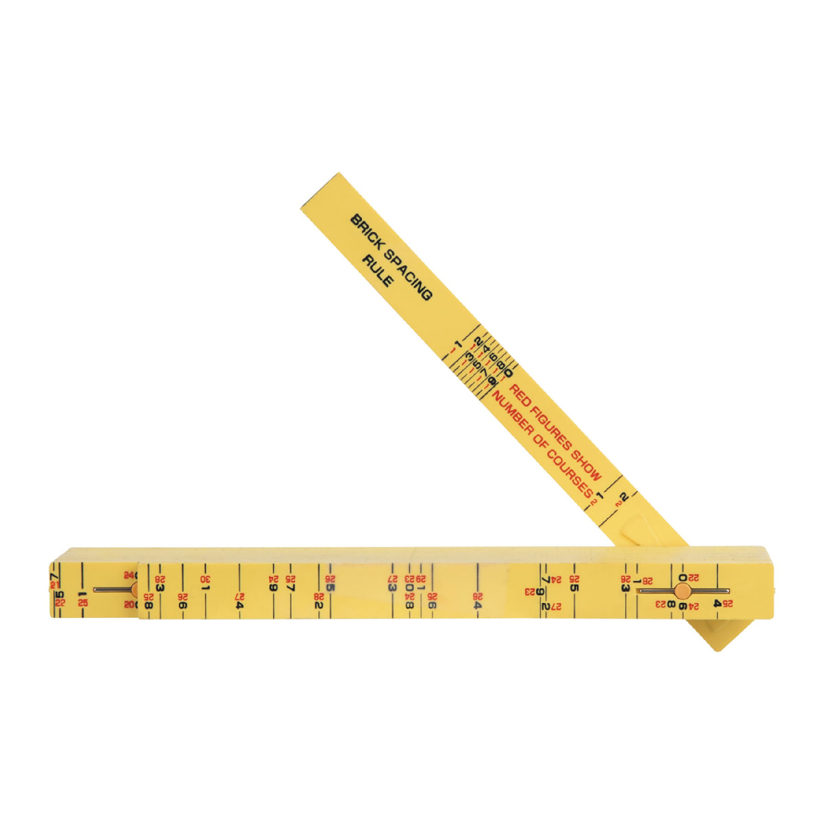 Klein Fiberglass Folding Ruler, Outside Reading, Brick Scale (91163B)