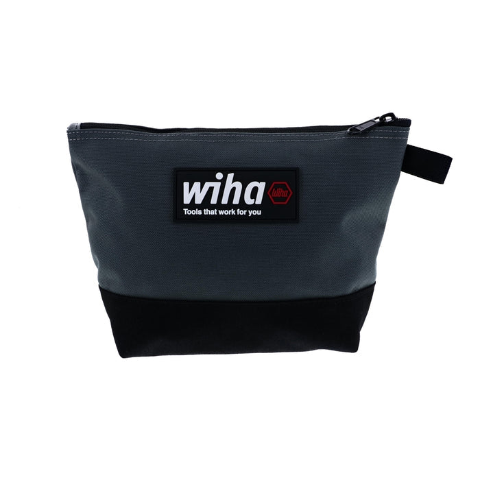 Wiha 91473 Cordura Multi-Purpose Heavy-Duty Zipper Tool Pouch