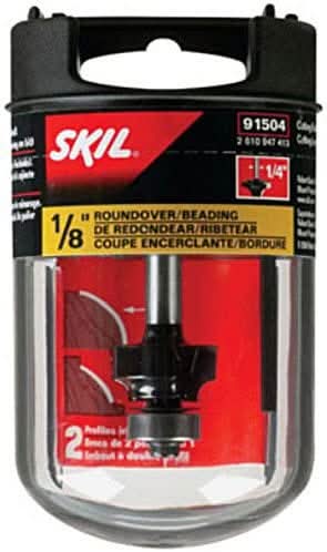 SKIL 91504 SKIL 1/8 in. Carbide Roundover Router Bit