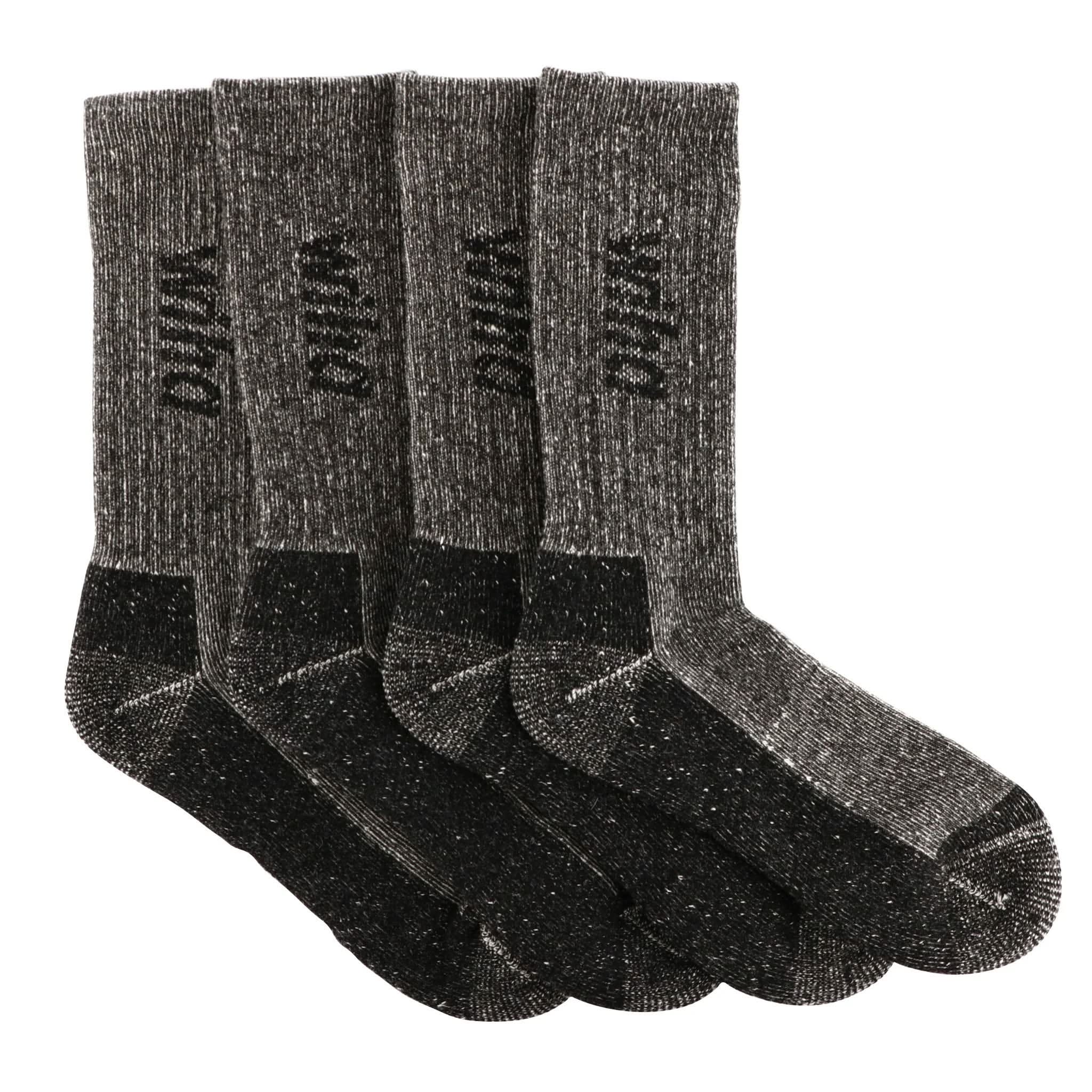 Wiha 91710 Wool Socks, Grey OSFM (2-Pack)