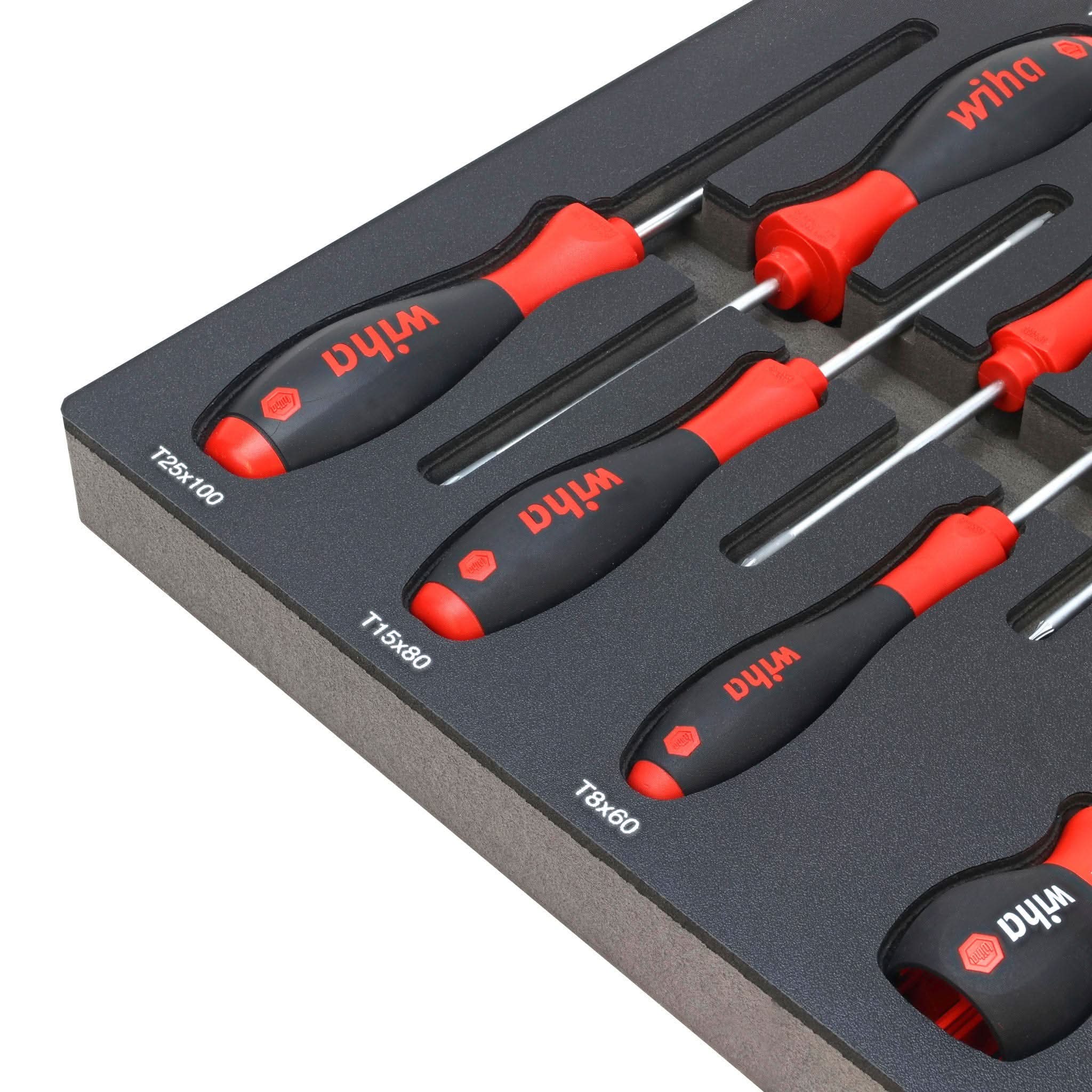 Wiha 91851 45-Piece Knife Maintenance Magnetic Workstation Tray Set