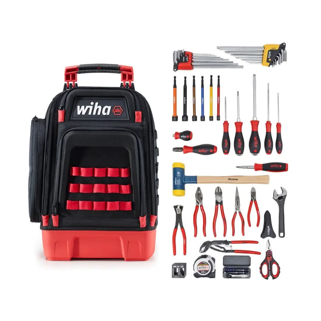 Wiha 91873 80-Piece Insulated Heavy Duty Backpack MRO Tool Set
