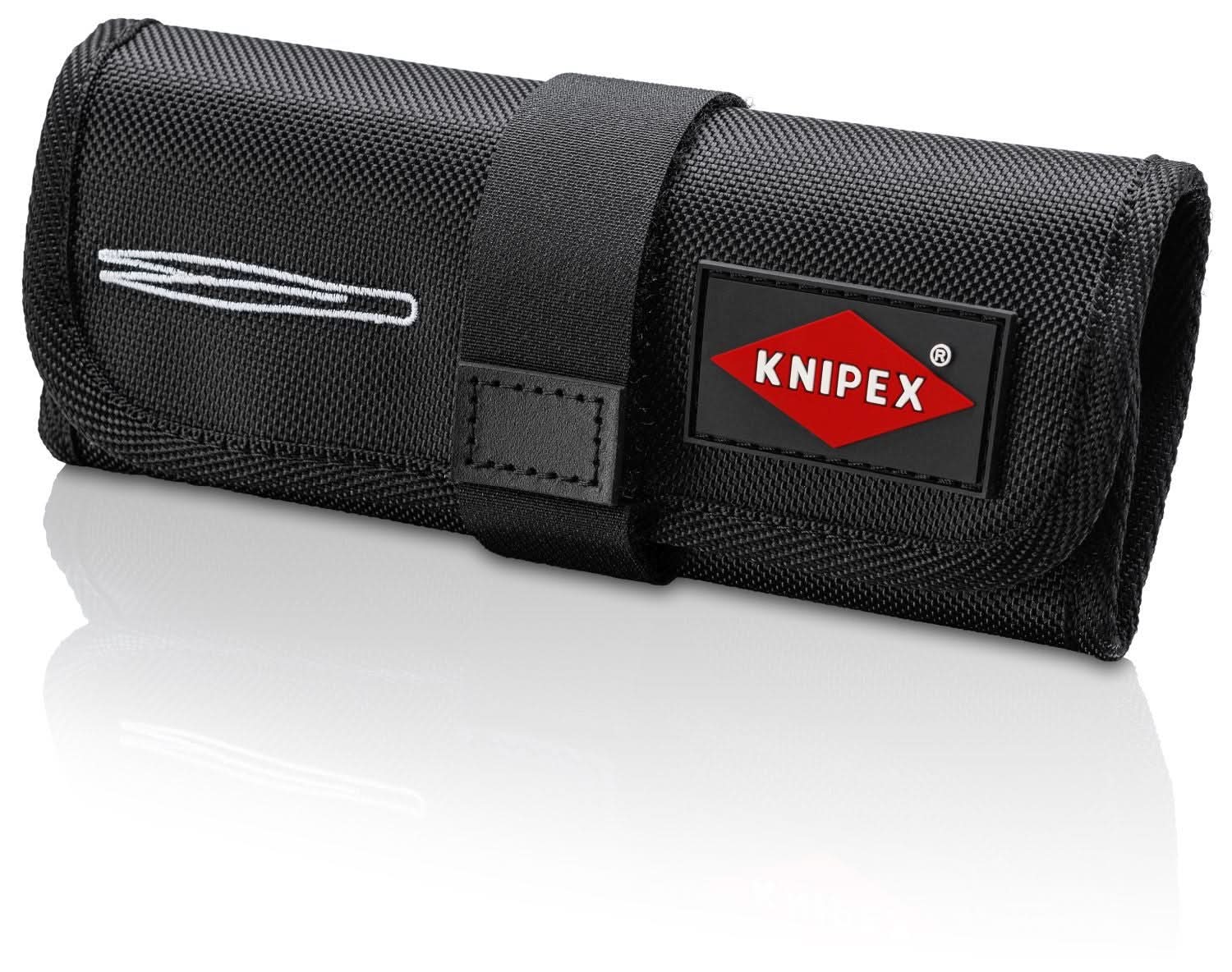 Knipex 92 00 02 5 Pc Premium Stainless Steel Tweezer Set in a Tool Roll