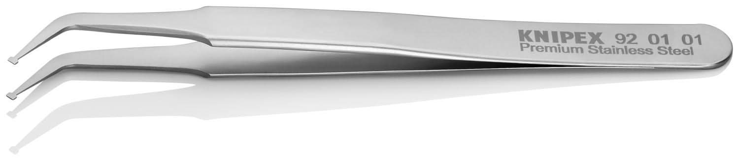 Knipex 92 01 01 Premium Stainless Steel Positioning Tweezers-45&deg;Angled-SMD