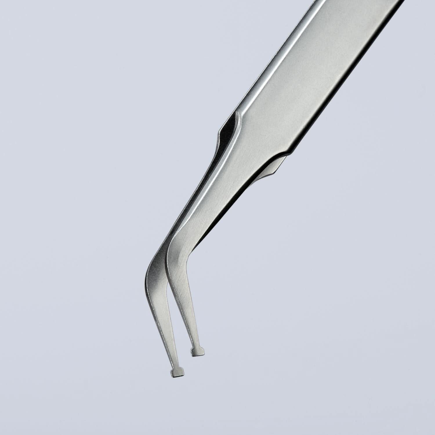 Knipex 92 01 01 Premium Stainless Steel Positioning Tweezers-45&deg;Angled-SMD